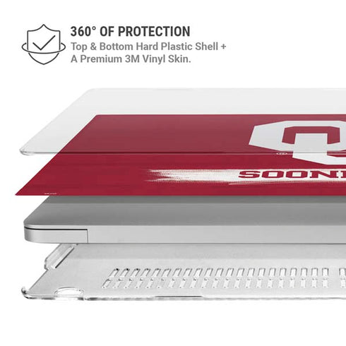University of Oklahoma Sooners MacBook Air 15in (2023-2025) Case plus Skin
